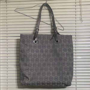 Michael Kors Charcoal Monogram Tote